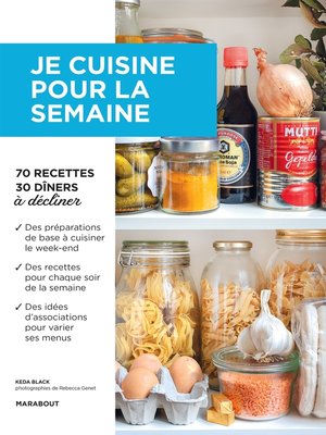 cover image of Je cuisine pour la semaine